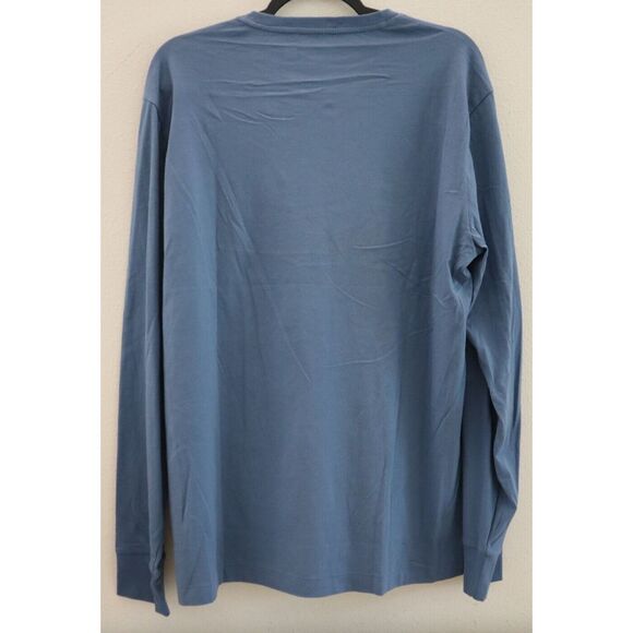Polo Ralph Lauren 710627433065 Men's Sz Large Blue Crew Neck L/S T-Shirt - Picture 2 of 6